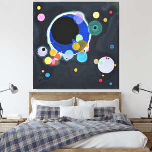 Wassily Kandinsky - Mehrere Kreise (1926) Leinwanddruck