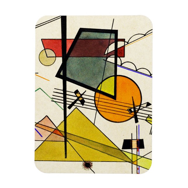 Wassily Kandinsky - Melodisch Magnet (Vertikal)