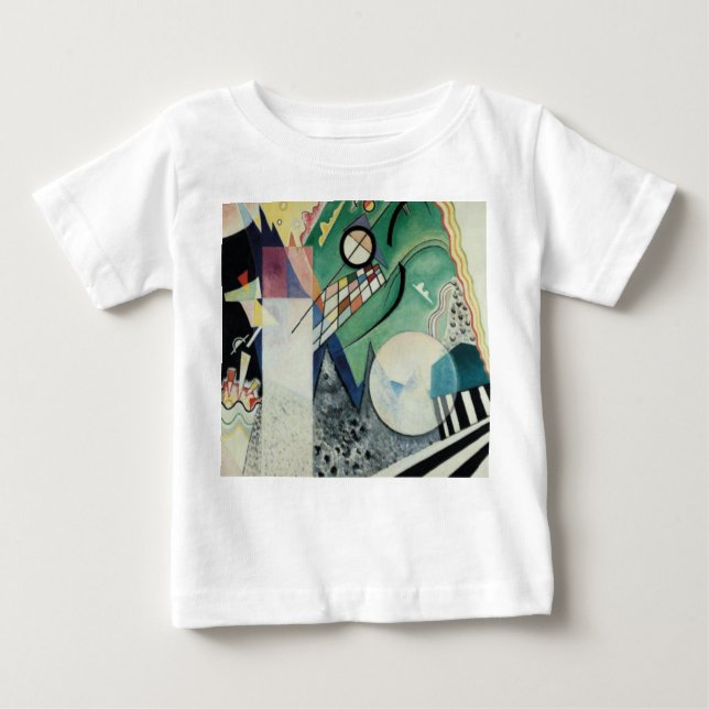 Wassily Kandinsky Open Green Baby T-shirt (Vorderseite)