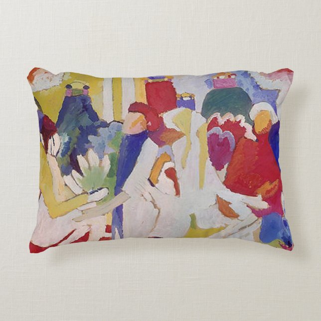 Wassily Kandinsky Oriental Dekokissen (Vorderseite)