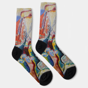 Wassily Kandinsky Roter Fleck Klassische Abstrakte Socken