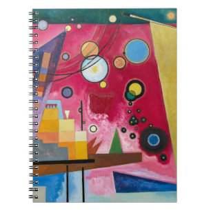 Wassily Kandinsky Schweres Rot 1924 Abstrakte Kuns Notizblock