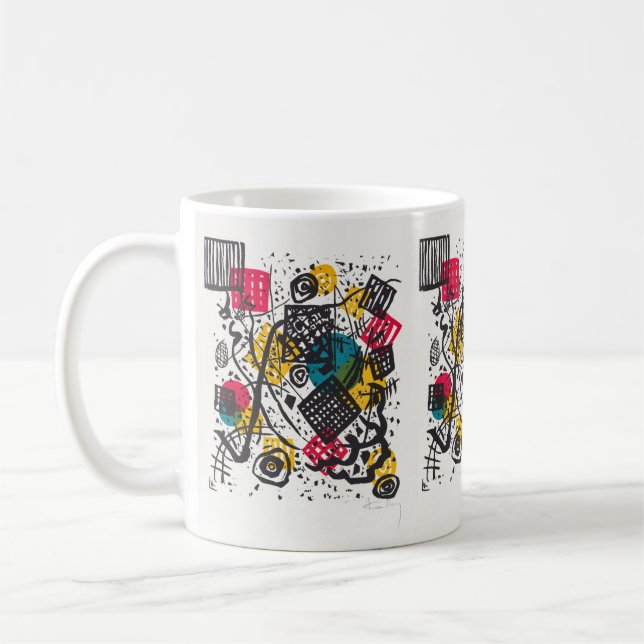 Wassily Kandinsky – Small Worlds V (1922) – Custom Kaffeetasse (Links)