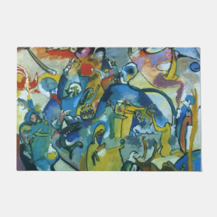 Wassily Kandinsky - Tag der Heiligen II Fußmatte