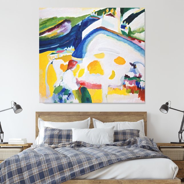 Wassily Kandinsky - The cow (1910) Leinwanddruck (Insitu (Schlafzimmer))