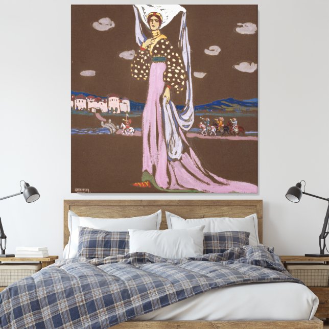 Wassily Kandinsky - The Night (Walking Lady) Leinwanddruck (Insitu (Schlafzimmer))