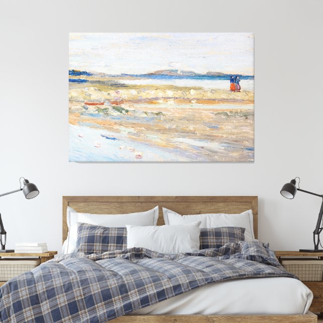 Wassily Kandinsky - Tunis – Strand (1905) Leinwanddruck (Insitu (Schlafzimmer))