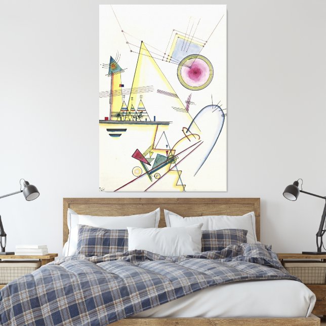 Wassily Kandinsky - Zartes Gemüt  Leinwanddruck (Insitu (Schlafzimmer))