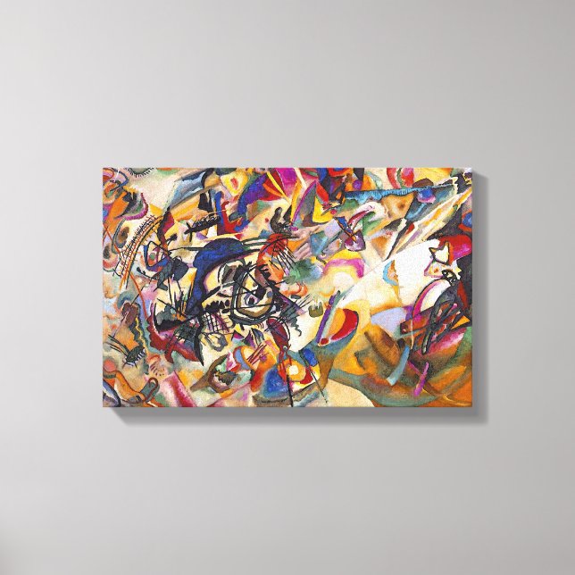 Wassily Kandinsky - Zusammensetzung 7 Abstrakt Art Leinwanddruck (Vorderseite)