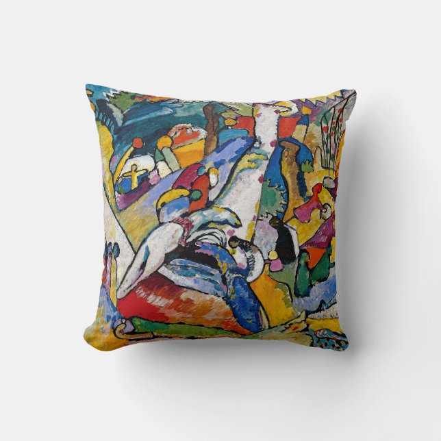 Wassily Kandinsky - Zusammensetzung II Abstrakt Ar Kissen (Vorderseite)