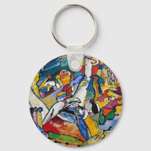 Wassily Kandinsky - Zusammensetzung II Abstrakt Ar Schlüsselanhänger