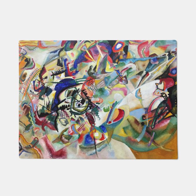 WASSILY KANDINSKY - Zusammensetzung VII 1913 Fußmatte (Vorderseite)