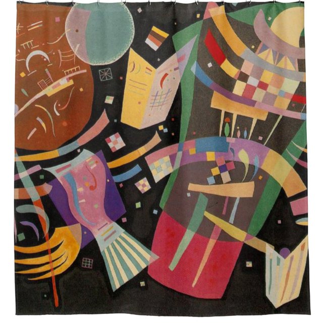 Wassily Kandinsky - Zusammensetzung X, 1939 Duschvorhang (Vorderseite)