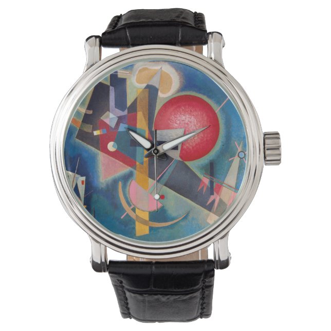Wassistische Kandinsky-Improvisation Armbanduhr (Vorderseite)