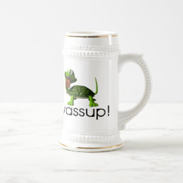 Wassup Schildkröte Bierglas