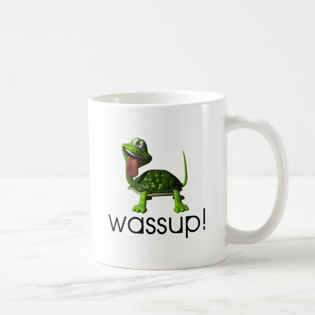 Wassup Schildkröte Kaffeetasse (Rechts)