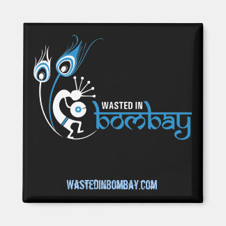 WastedInBombay.com Magnet Carré