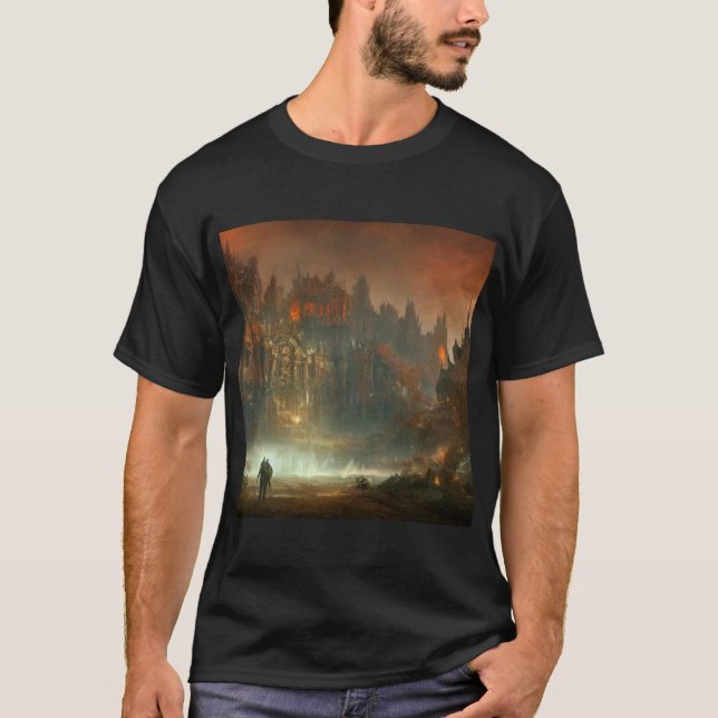 Wasteland der zerbrochenen Morgenröte T-Shirt (Vorderseite)