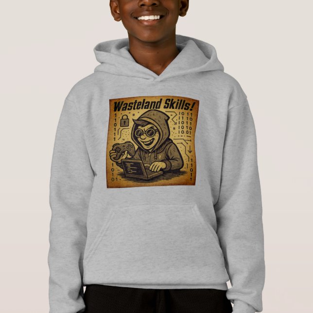 Wasteland skills and perks terminal hacking hoodie (Devant)