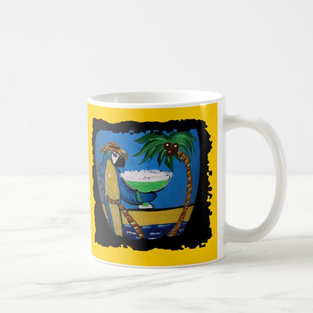 Wastin Away Parrots Kaffeetasse (Rechts)