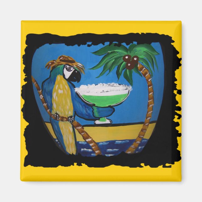 Wastin Away Parrots Magnet (Vorne)