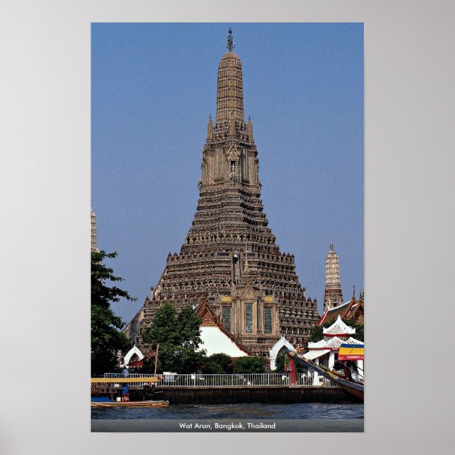 Wat Arun, Bangkok, Thailand Poster (Vorne)