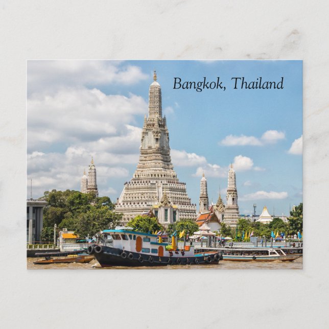 Wat Arun, Bangkok, Thailand Postkarte (Vorderseite)