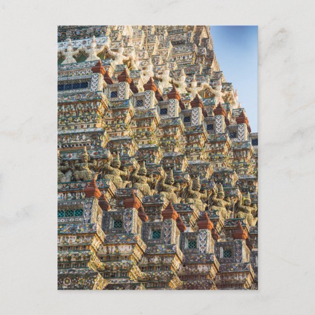 Wat Arun Tempel in Bangkok Thailand Postkarte (Vorderseite)