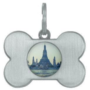Wat Arun Tempel mit Fluss Thailand Bangkok Tiermarke