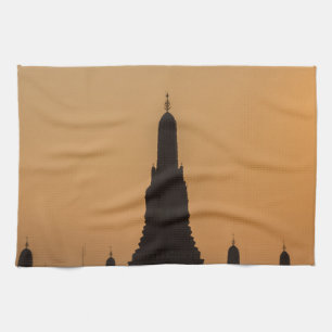 Wat Arun Tempel Silhouette Thailand Bangkok bei So Küchentuch