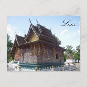 Wat Laos Postkarte