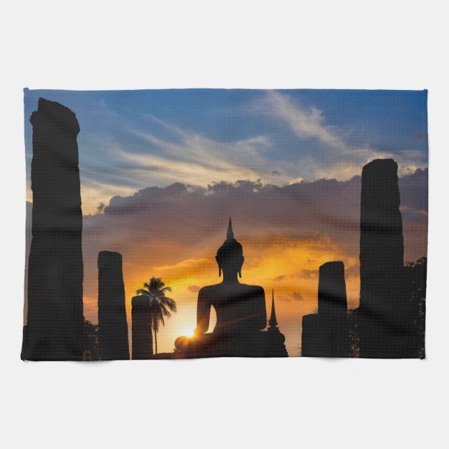 Wat Mahathat Geschirrtuch (Horizontal)