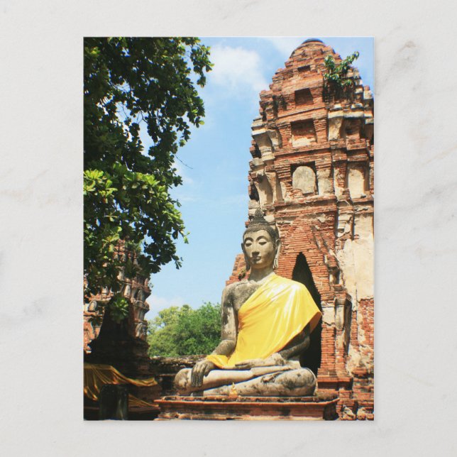 Wat Mahathat Postcard Postkarte (Vorderseite)