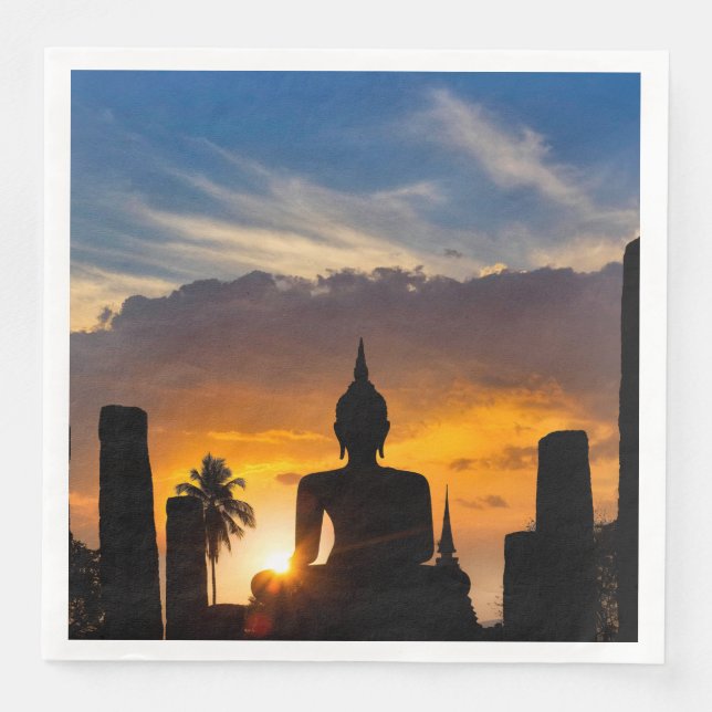 Wat Mahathat Serviette (Vorderseite)