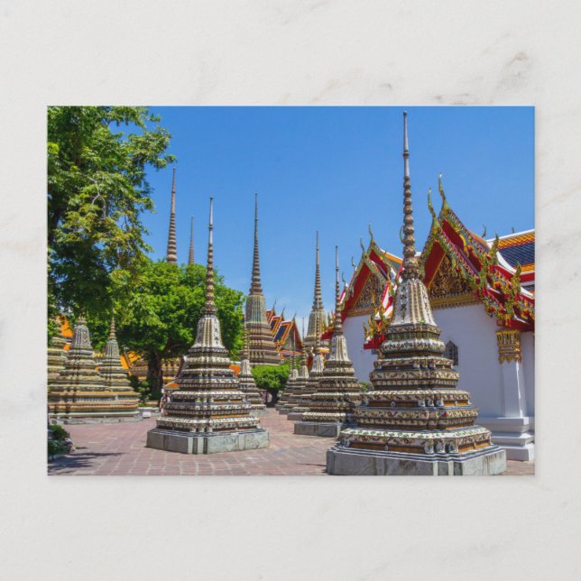 Wat Pho, Bangkok, Thaïlande Carte postale (Devant)