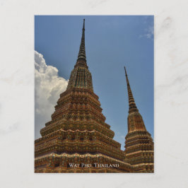 Wat Pho Stupa Padoga Tempel Thailand Reisen Postkarte