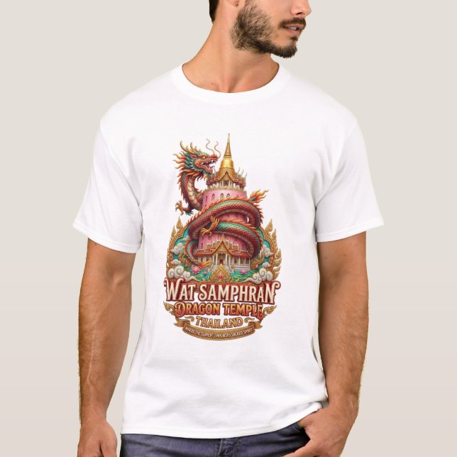 WAT SAMPHRAN DRACHEN TEMPEL T-Shirt (Vorderseite)