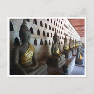 Wat si saket buddhas postkarte