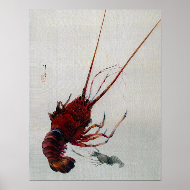 Watanabe Seitei Crayfish Poster (Vorne)