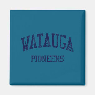 Watauga High School HS Boone NC Vintage-Sport Magnet