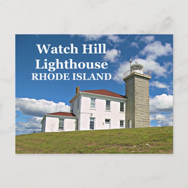 Watch Hill Lighthouse, Rhode Island Carte postale (Devant)