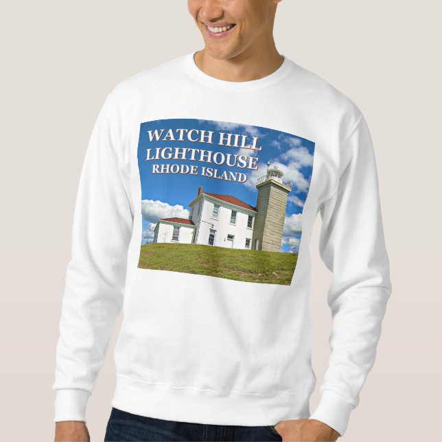 Watch Hill Lighthouse, Rhode Island Sweatshirt (Vorderseite)