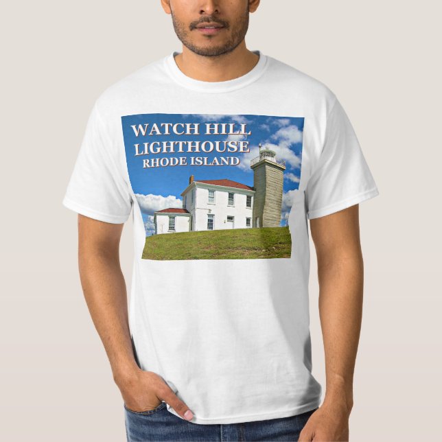 Watch Hill Lighthouse, Rhode Island T-Shirt (Devant)