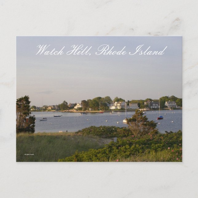Watch Hill, Rhode Island Postkarte (Vorderseite)
