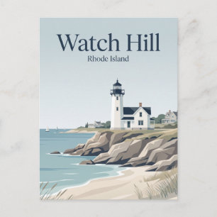Watch Hill Rhode Island Postkarte