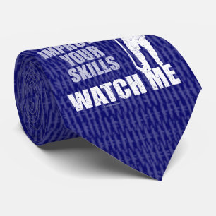 Watch Me (Hockey) Neck Tie Krawatte