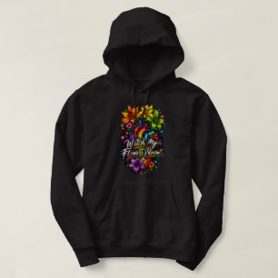 "Watch My Flowers Bloom" Anatomisches Herz Hoodie