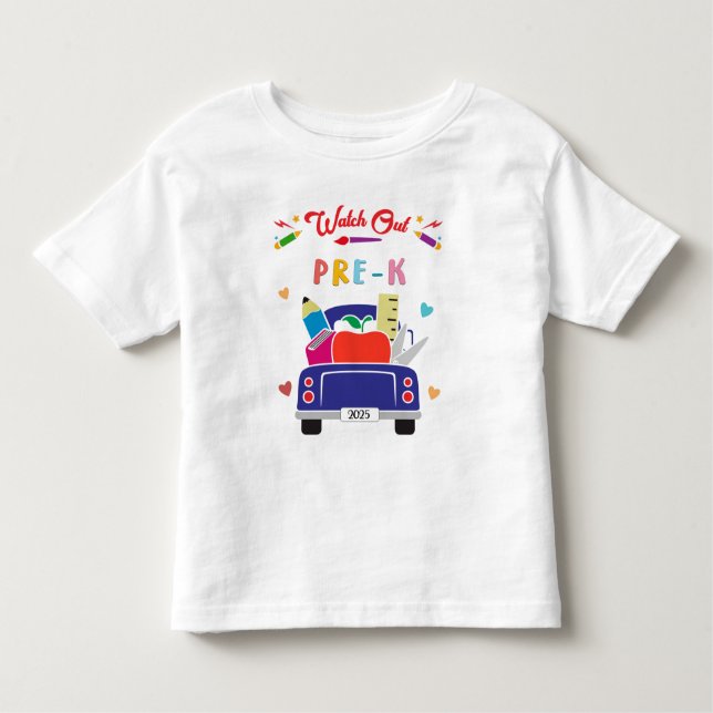 Watch Out Pre-K Kids Shirt (Vorderseite)