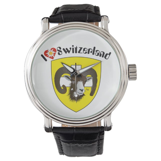 Watch with Swiss Design Schaffhausen Switzerland Armbanduhr (Vorderseite)