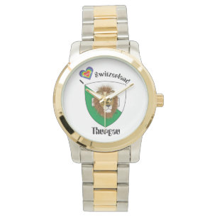 Watch with Swiss Design Thurgau Switzerland Armbanduhr